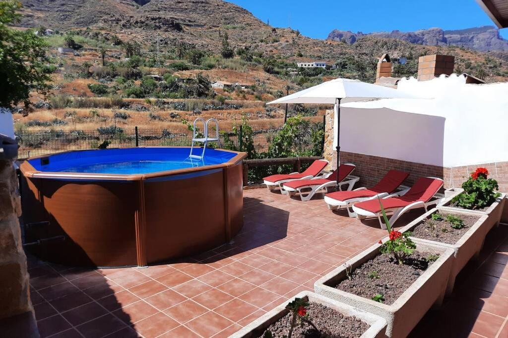 Casa Rural Los Cipreses. Cercados De Arana San Bartolome Bagian luar foto